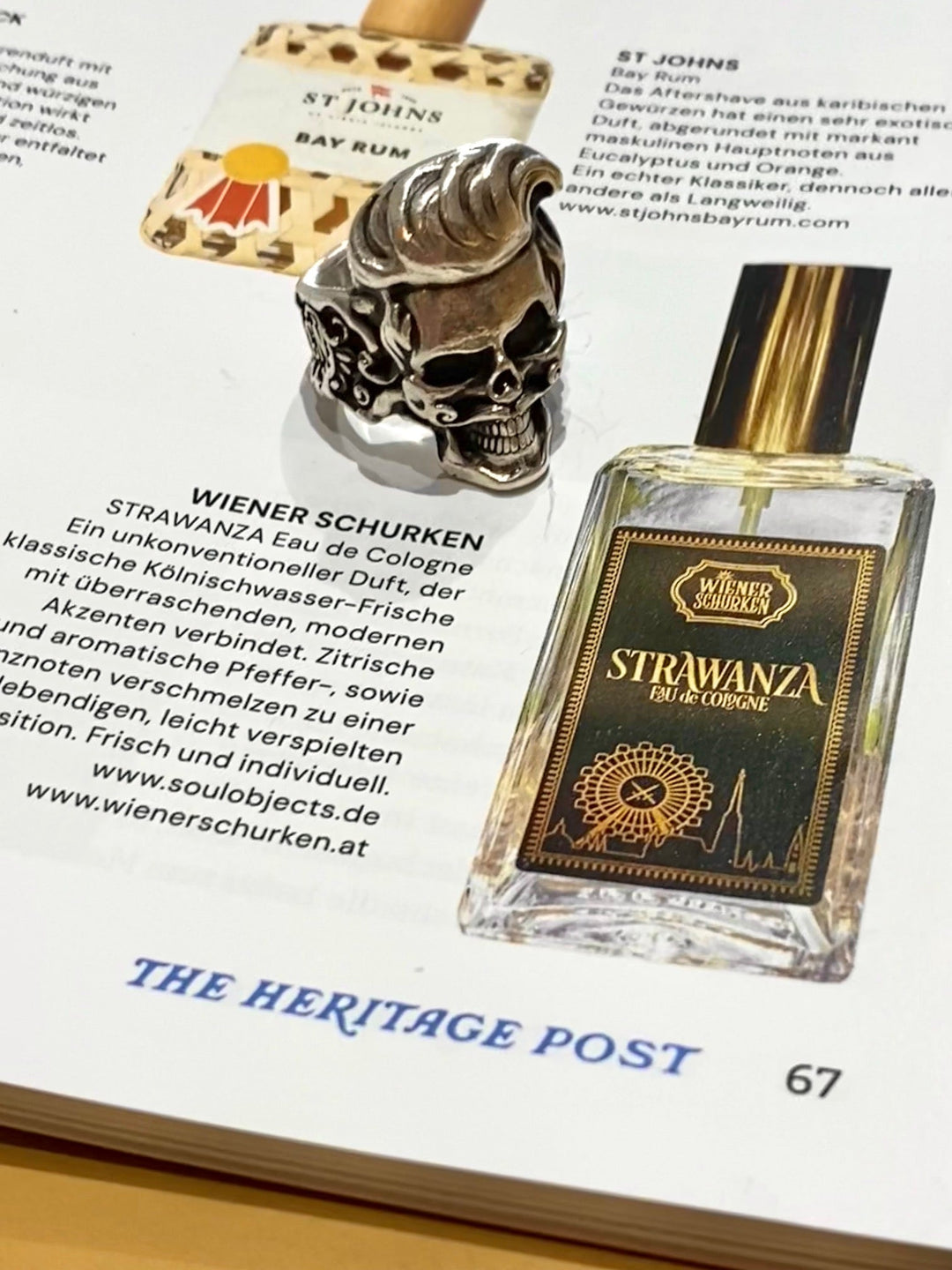 STRAWANZA Eau de Cologne in der Heritage Post